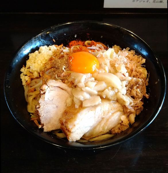 「汁なし 850円 (全マシ)」@麺屋 豚他の写真