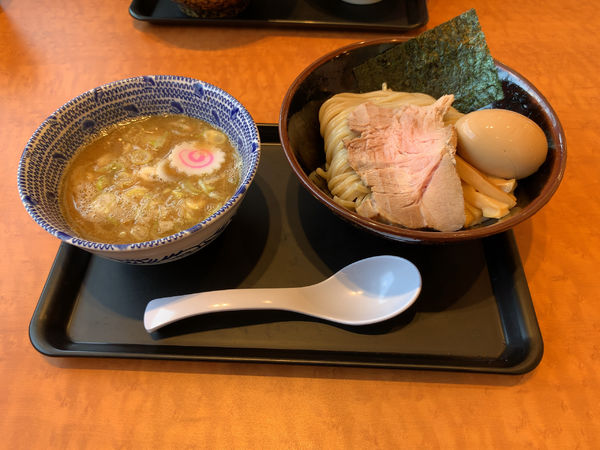 「煮卵つけめん」@舎鈴 久喜店の写真