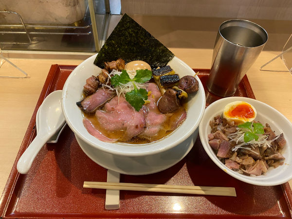 「特製紀州鴨そば」@燃えよ麺助の写真