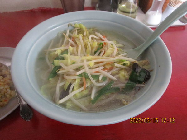 「ランチSet タンメンとチャーハン 690円」@中華料理 桃仙 西新井店の写真