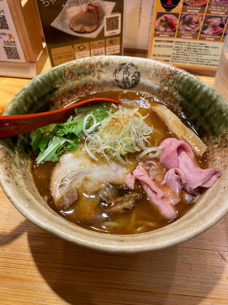 「焼きあご塩ラーメン」@焼きあご塩らー麺 たかはし 上野店の写真