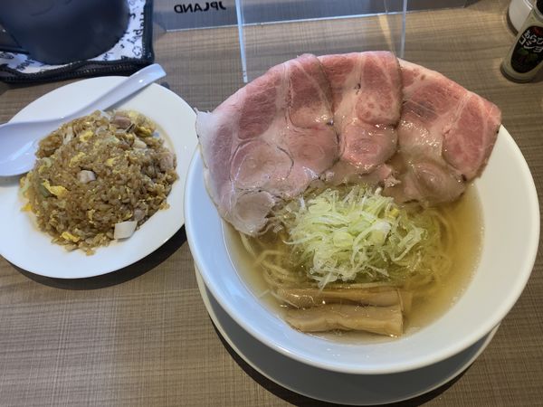 「BLUE(ブルー)+半チャーハンセット」@東京ラーメンショーセレクション 極み麺「世界が麺で満ちる時」 越谷店の写真