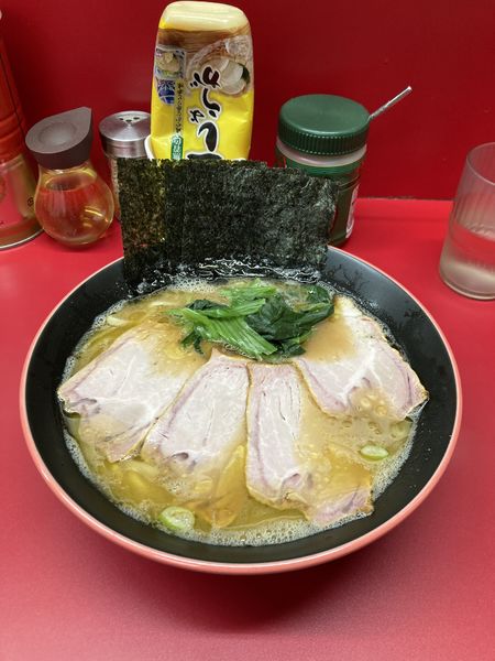 「チャーシュー麺　900円」@横濱家系ラーメン 勝鬨家の写真