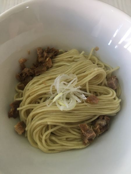 「まぜ麺(味付汁無麺)    270円」@拉麺 しのざきの写真