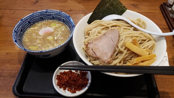 「辛つけ麺大盛り950円」@舎鈴 桶川店の写真