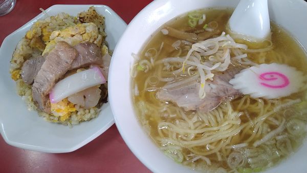 「五目チャーハン、ラーメン」@中華料理 菜来軒の写真
