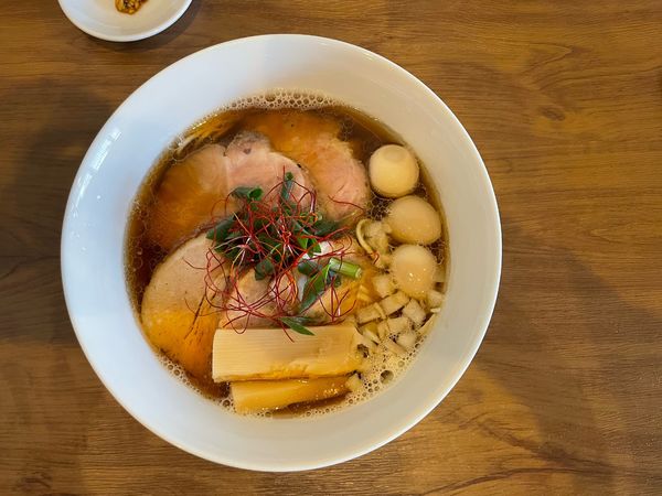 「醤油チャーシューうずら」@中華そば 実垂穂の写真