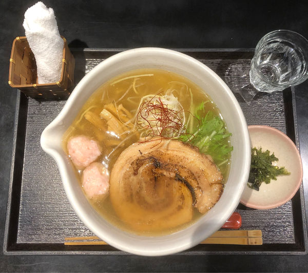 「銀笹らーめん塩大盛（￥880+100）」@麺処 銀笹の写真