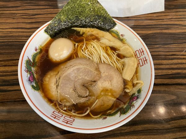 「中華そば　味玉」@中華そば わた辺の写真