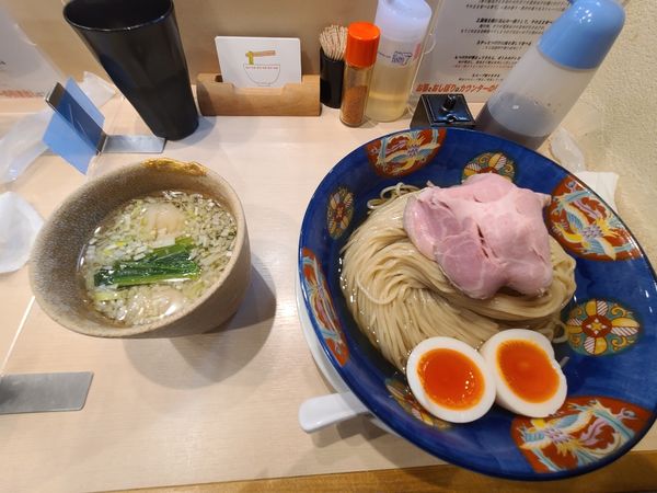 「特製鰹昆布水つけめん」@つけめん金龍の写真