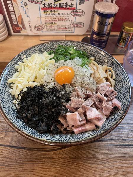 「鷄白湯煮干しまぜそば」@Ramen611の写真