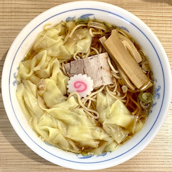 「ワンタンメン ¥650円（大盛＋50円）」@らーめん 高尾の写真