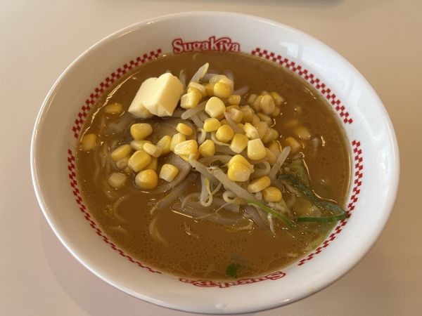 「味噌ラーメン490円」@スガキヤ イオンタウン本巣店の写真