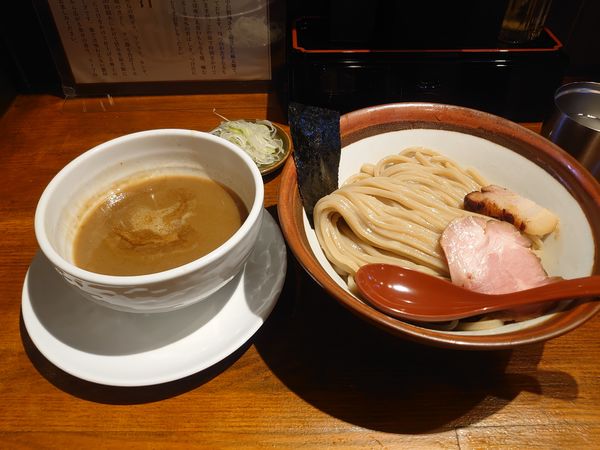 「つけ麺」@長男、ほそのたかしの写真