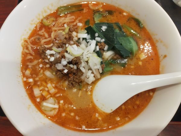 「タンタン麺と半ライスセット」@徳勝樓 三ノ輪店の写真