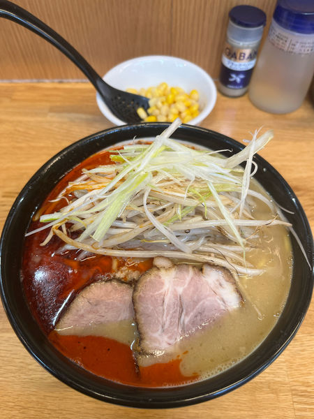 「辛味噌ラーメン 850円、コーン 60円」@味噌っ子 ふっくの写真