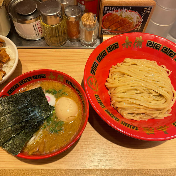 「特製豚鳥つけ麺」@赤備の写真