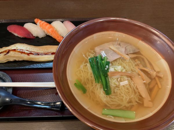 「あさっぱ寿司セット」@お食事処 市玄の写真