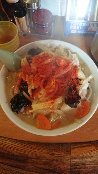 「大蒜ラーメン(￥850)＋大盛(￥200)」@宝来軒 三代目の写真