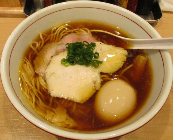 「味玉中華そば　780円」@中華そば たかばんの写真