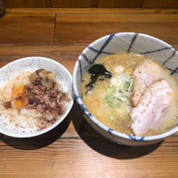 塩ラーメン/玉子かけご飯