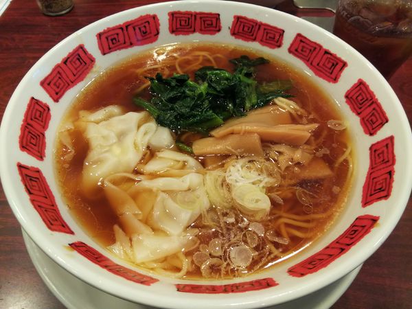 「ワンタン麺　＋ドリンクバー」@バーミヤン 伊那日影店の写真