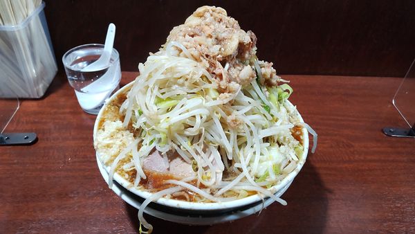 「ラーメン（全増し820円）」@D麺の写真