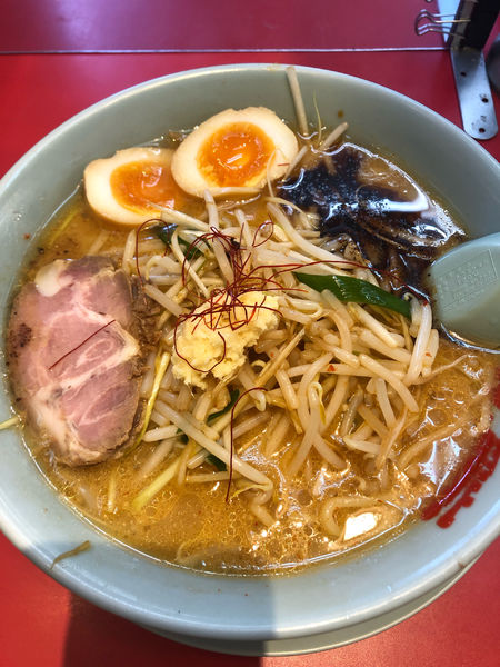 「もやし味噌　890円」@ラーメン山岡家 音羽蒲郡店の写真