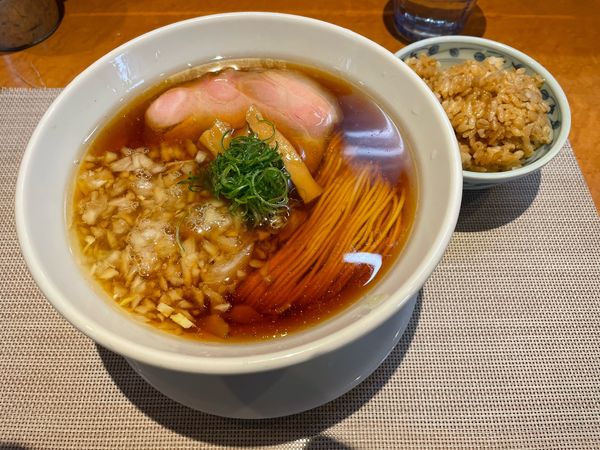 「玉葱中華そば」@柴崎亭の写真