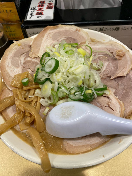 「ミソチャーシューメン1100円」@超ごってり麺 ごっつ 亀戸本店の写真