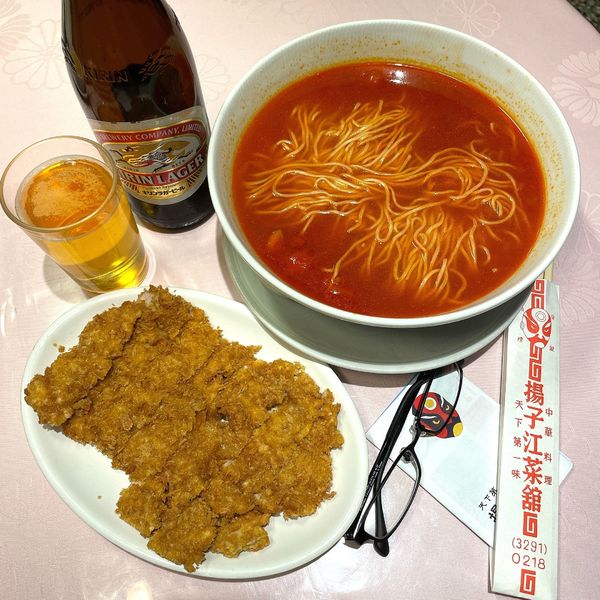 「蕃茄排骨麵（トマトパイコーめん）」@揚子江菜館の写真