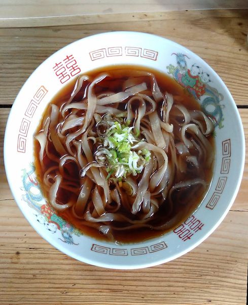 「支那そば 880円+香露うどん小 330円」@信濃屋の写真