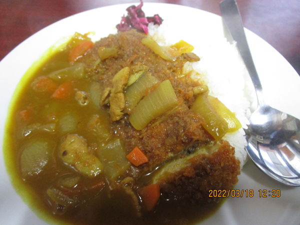 「カツカレーライス 850円」@かずさの写真