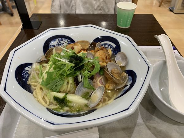 「あさりとほたての旨ダシちゃんぽん（890円）」@長崎ちゃんぽん リンガーハット イオン柏店の写真