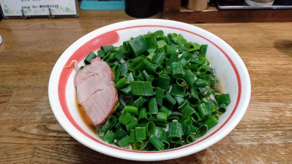 「ネギそば(ピリ辛)」@青竹平打ち中華そば 麺壱吉兆の写真