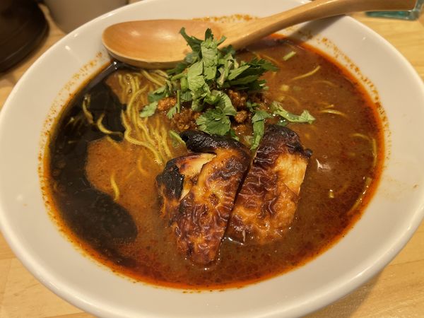 「チリトマラーメン辛さ3」@チリトマラーメン THANKの写真