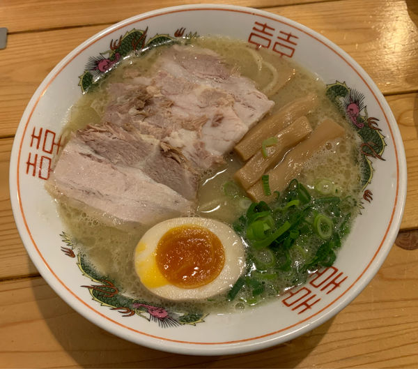 「特製鶏白湯+餃子  ￥690+￥190」@活龍大衆麺処 真壁屋の写真