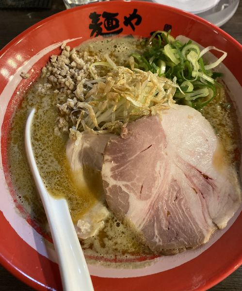 「【限定】海老味噌そば　１１００円」@麺や でこの写真