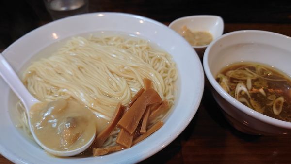 「限定あつもりアサリつけめん　大盛　アサリペースト増し」@八王子 響の写真