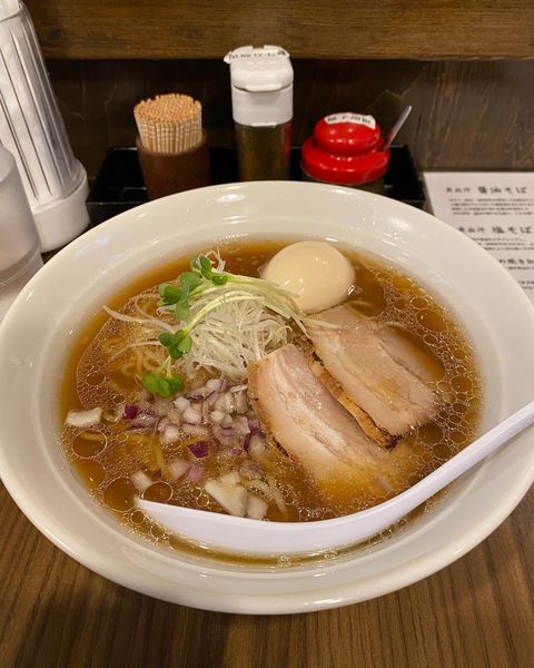 「貝出汁　醤油そば」@貝出汁中華そば 源太郎の写真