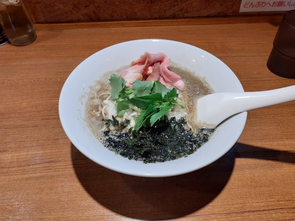 「青森県産煮干しそば　限定」@寿製麺よしかわ 川越店の写真