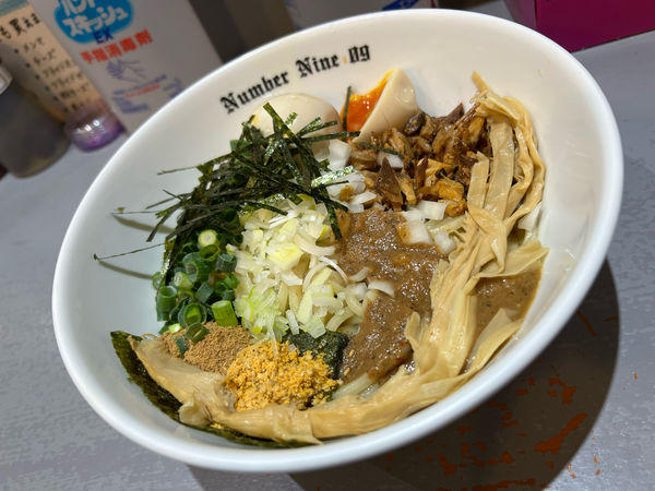 「まぜそば」@麺Dining Number Nine 09の写真