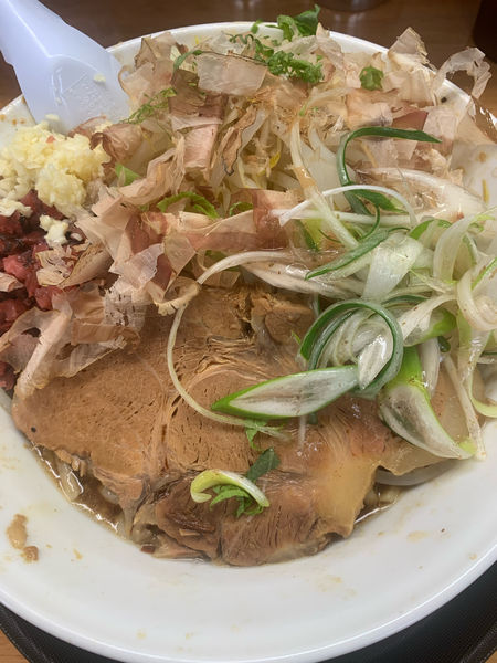 「梅塩まぜそば」@マキシマムザラーメン 初代 極の写真