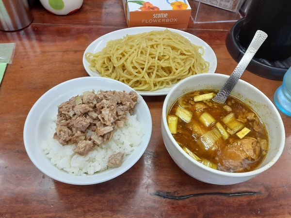 「和風カレーつけ麺（ランチ）」@まぐろラーメン 大門の写真
