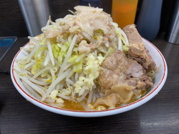 「【周年限定】ラーメン800円+味噌」@ラーメン二郎 川越店の写真