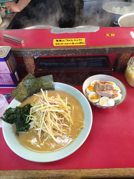 「ミソラーメンセット+ネギ　1220円」@ラーメンショップ 大師店の写真