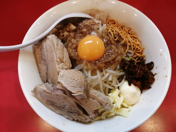 「まぜそば 200g＋豚マシ1枚」@豚ゆうの写真