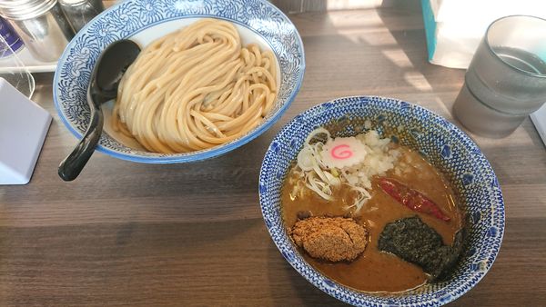 「カレーつけ麺中300g(1000円)」@狼煙 〜NOROSHI〜の写真