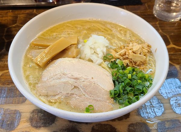 「濃厚鶏白湯そば(大盛)」@つけめん・らーめん活龍 下館店の写真