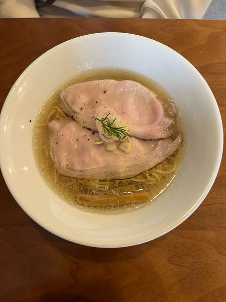 「金目鯛と蛤そば 900円」@中華そば 先崎の写真